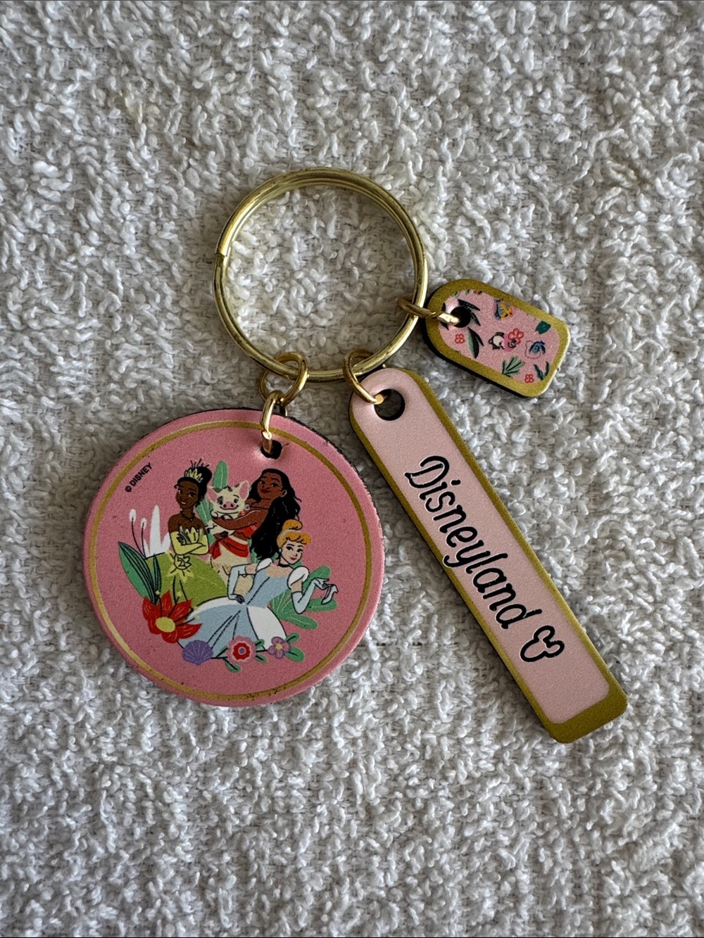 Disney Pink Disney Princess Disneyland Keychain Bag Charm